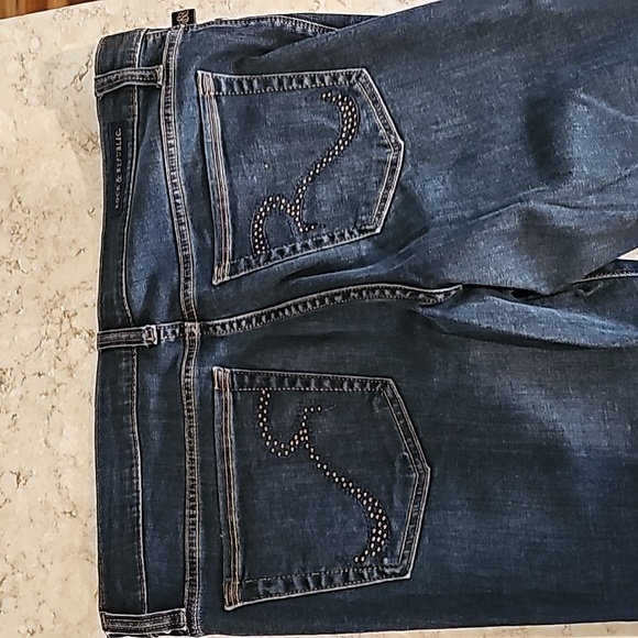 Rock & Republic size 16 denim crop pants - Picture 7 of 7